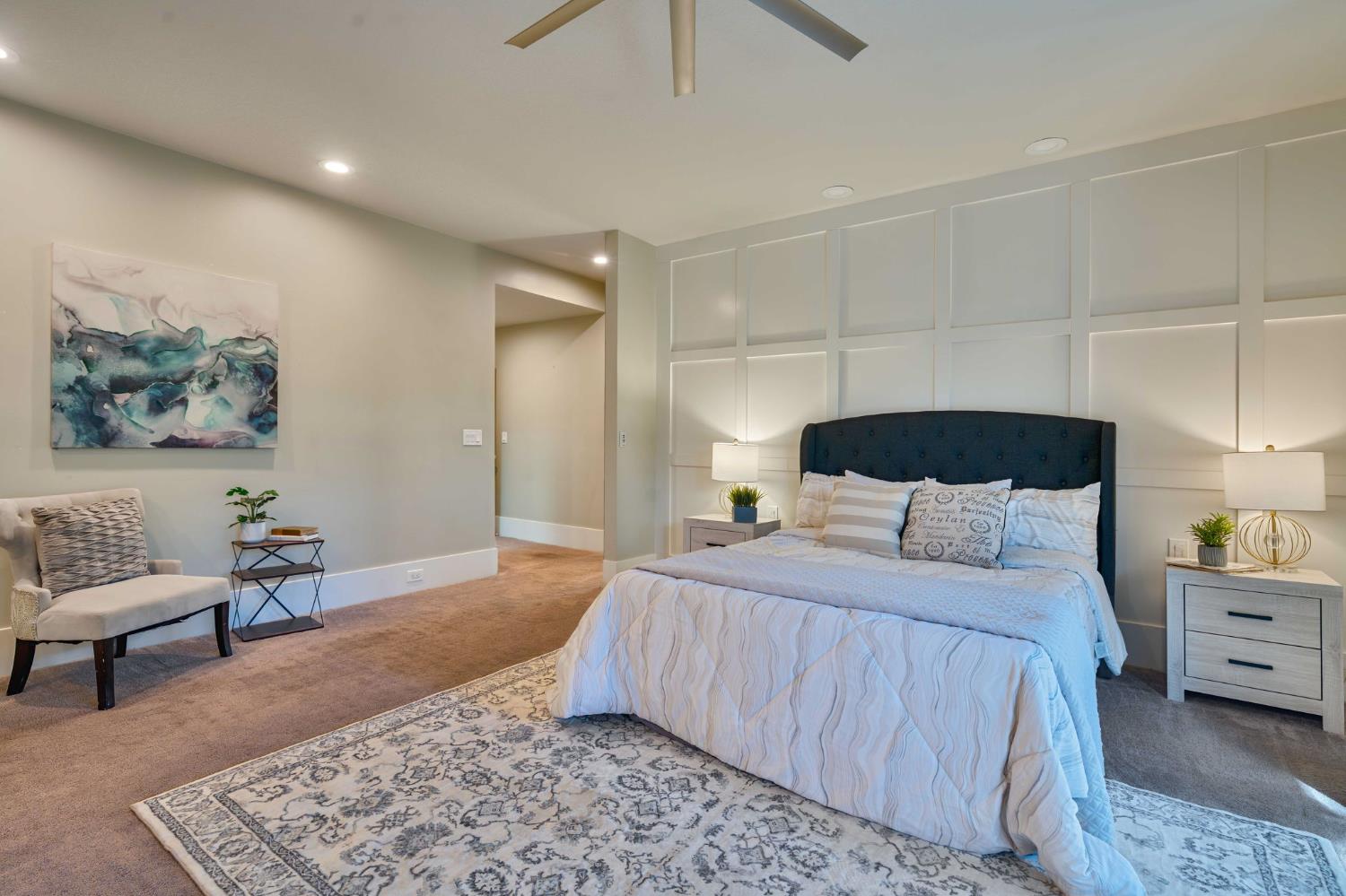 7529 Pineridge Road Fair Oaks, CA 95628 - Photo 16 of 62 a bedroom with a bed a couch and a dresser