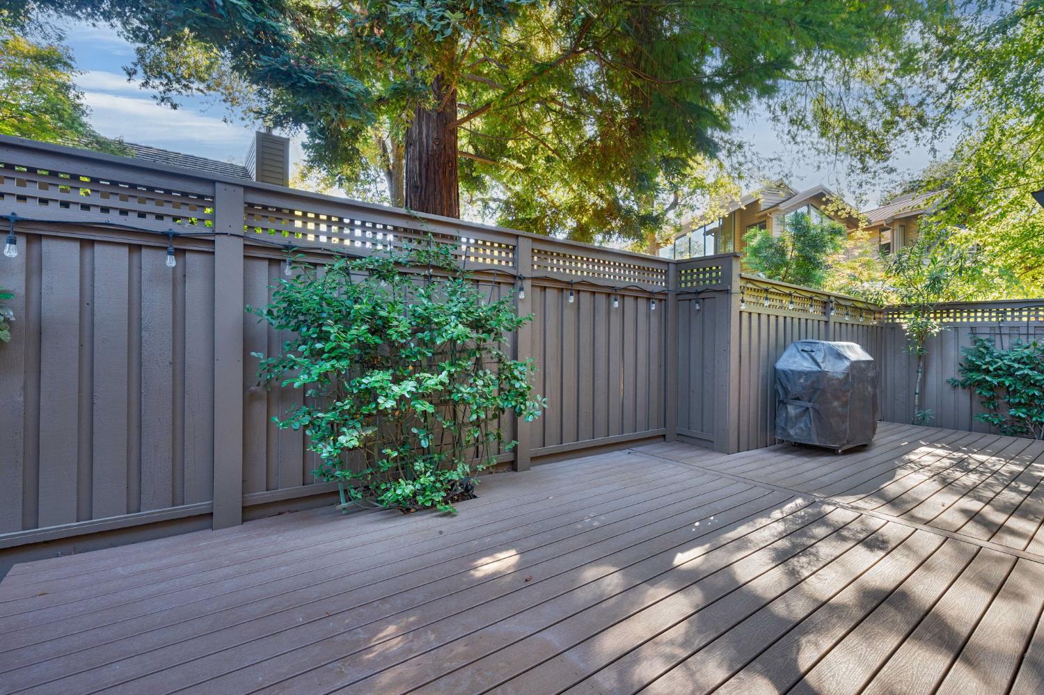 7529 Pineridge Road Fair Oaks, CA 95628 - Photo 47 of 62 a view of a backyard with wooden fence and plants