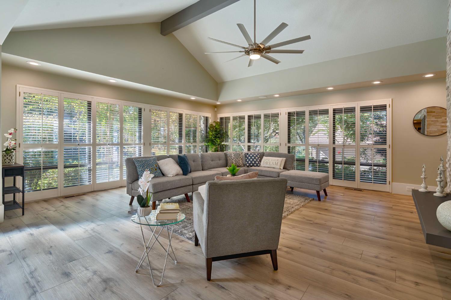7529 Pineridge Road Fair Oaks, CA 95628 - Photo 5 of 62 a living room with furniture and a large window with outer view