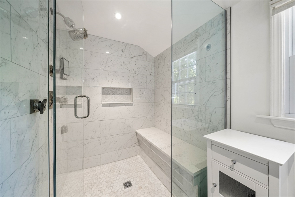 53 Windsor Road Wellesley, MA 02481 - Photo 24 of 42 a bathroom with a bathtub a sink a toilet and shower