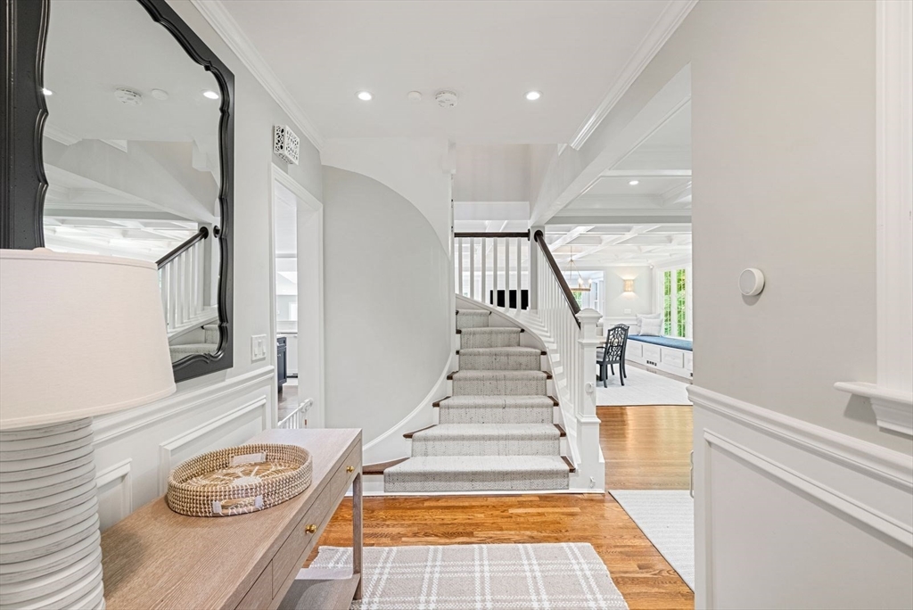 53 Windsor Road Wellesley, MA 02481 - Photo 3 of 42 a view of entryway with wooden floor