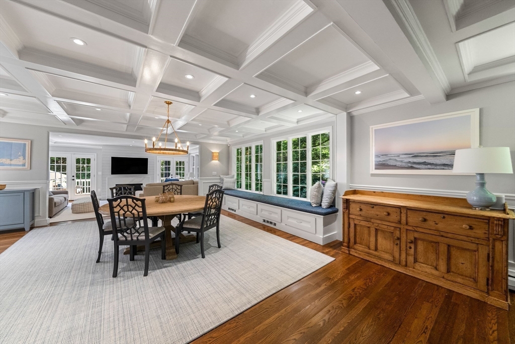 53 Windsor Road Wellesley, MA 02481 - Photo 5 of 42 a view of a dining room with furniture window and wooden floor
