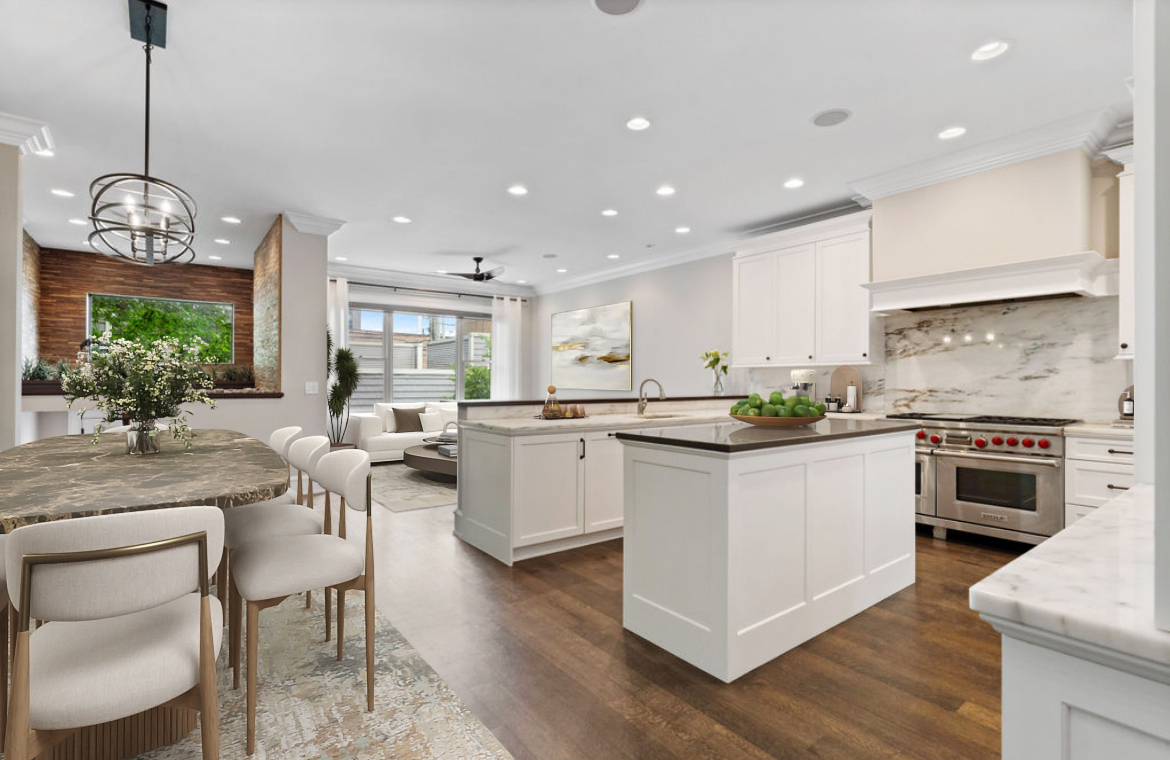 1828 West Larchmont Avenue Chicago, IL 60613 - Photo 2 of 5 a kitchen with a sink cabinets and window