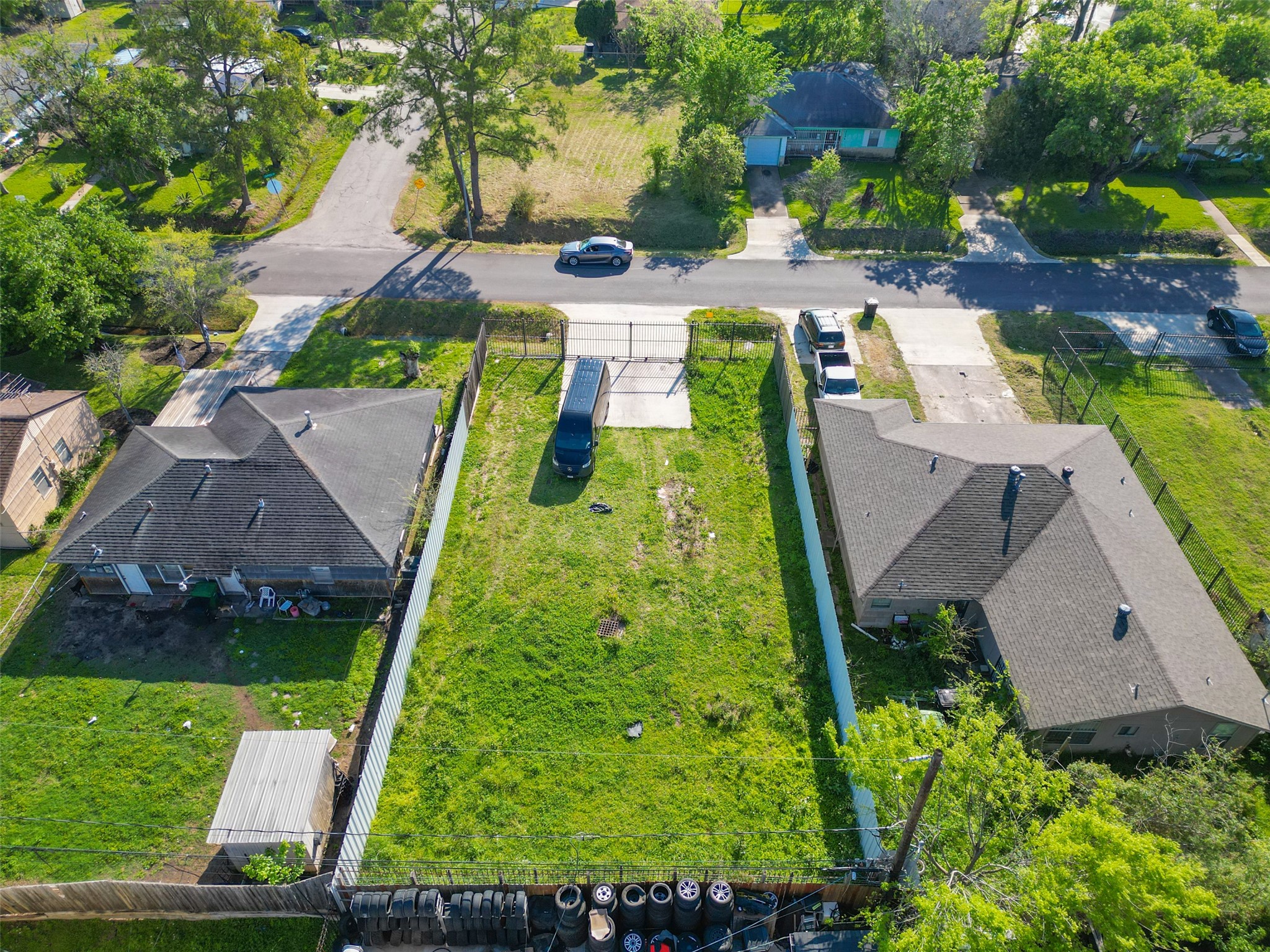 3222 Jarvis Street Houston, TX 77063 - Photo 8 of 31 an aerial view of multiple houses with yard