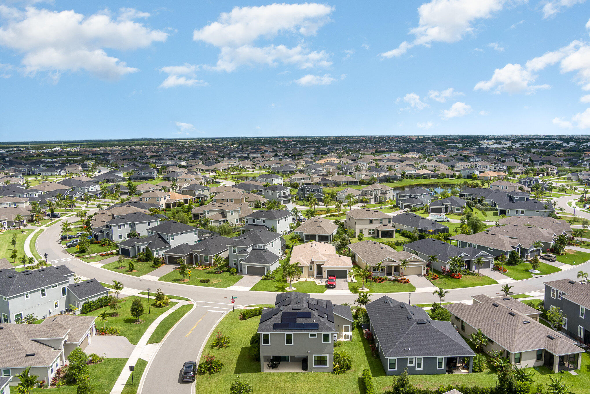 3179 Ribbon Grass Drive Melbourne, FL 32940 - Photo 44 of 52 an aerial view of a city