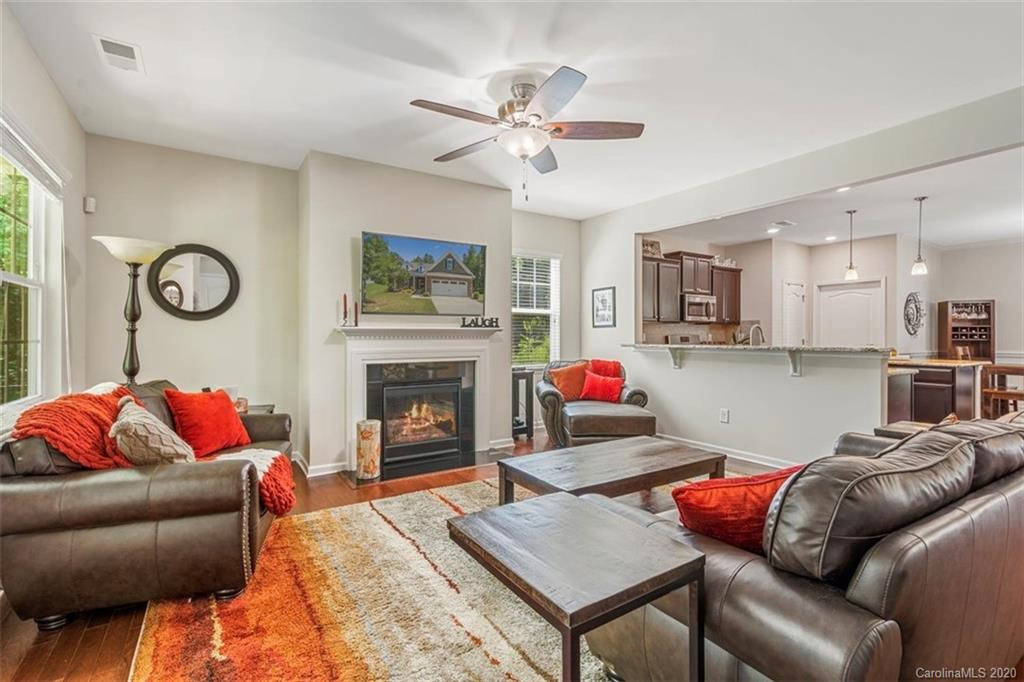 4303 Perth Road Indian Land, SC 29707 - Photo 11 of 32 a living room with furniture and a fireplace