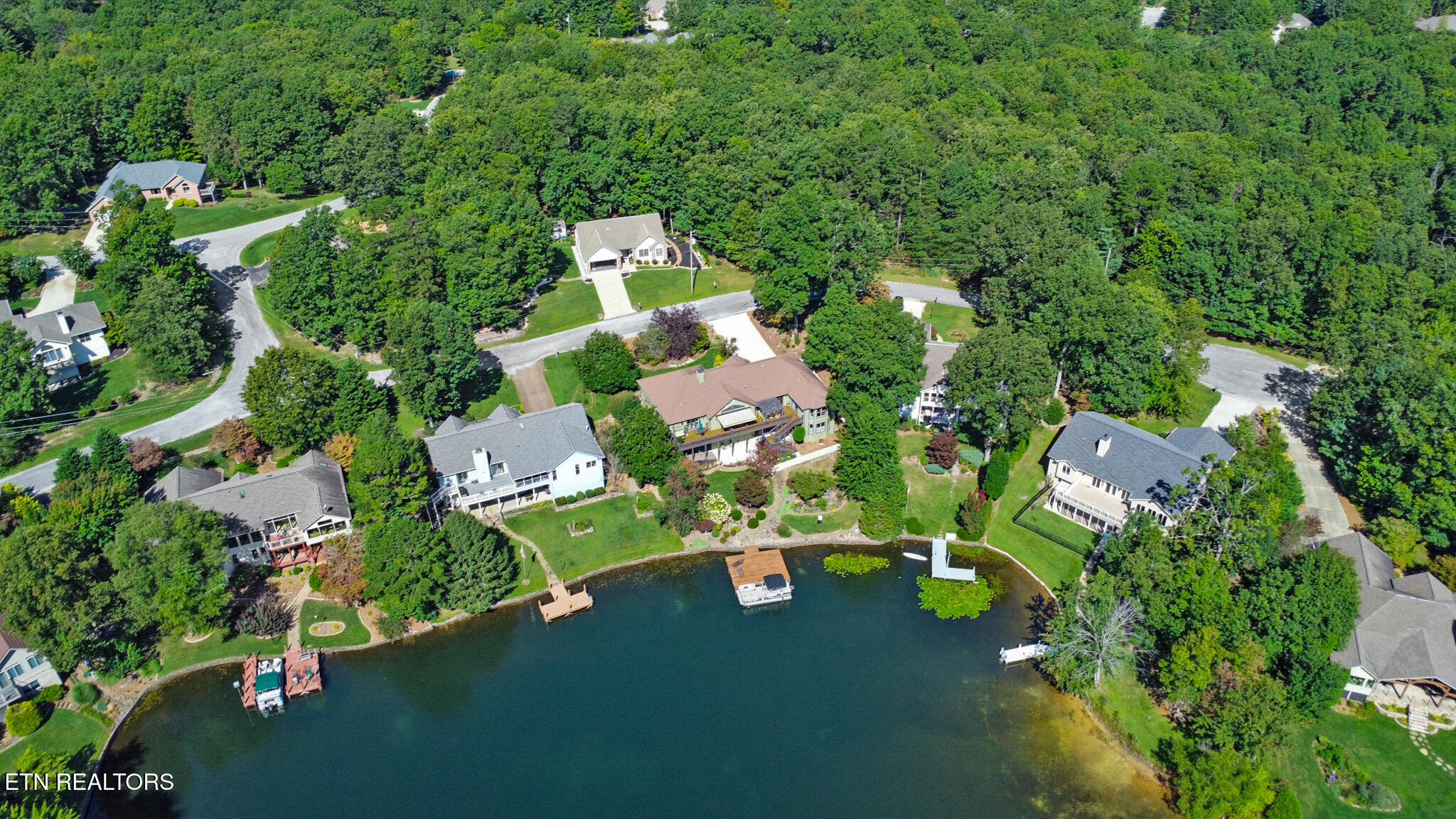 16 Victoria Way Fairfield Glade, TN 38558 - Photo 56 of 60 Aerial view from lake