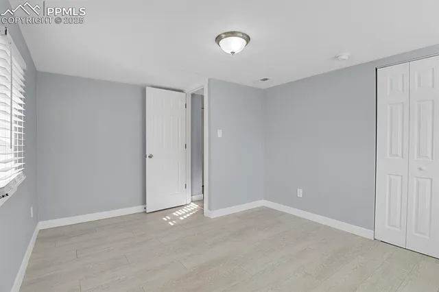 a view of an empty room