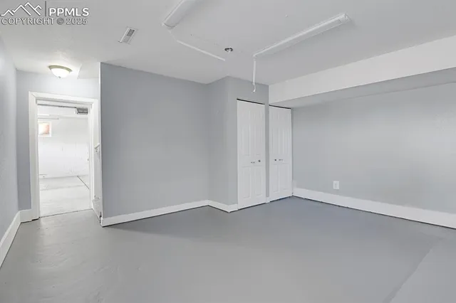 a view of an empty room