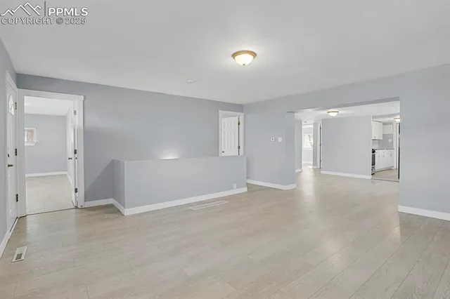 wooden floor in an empty room