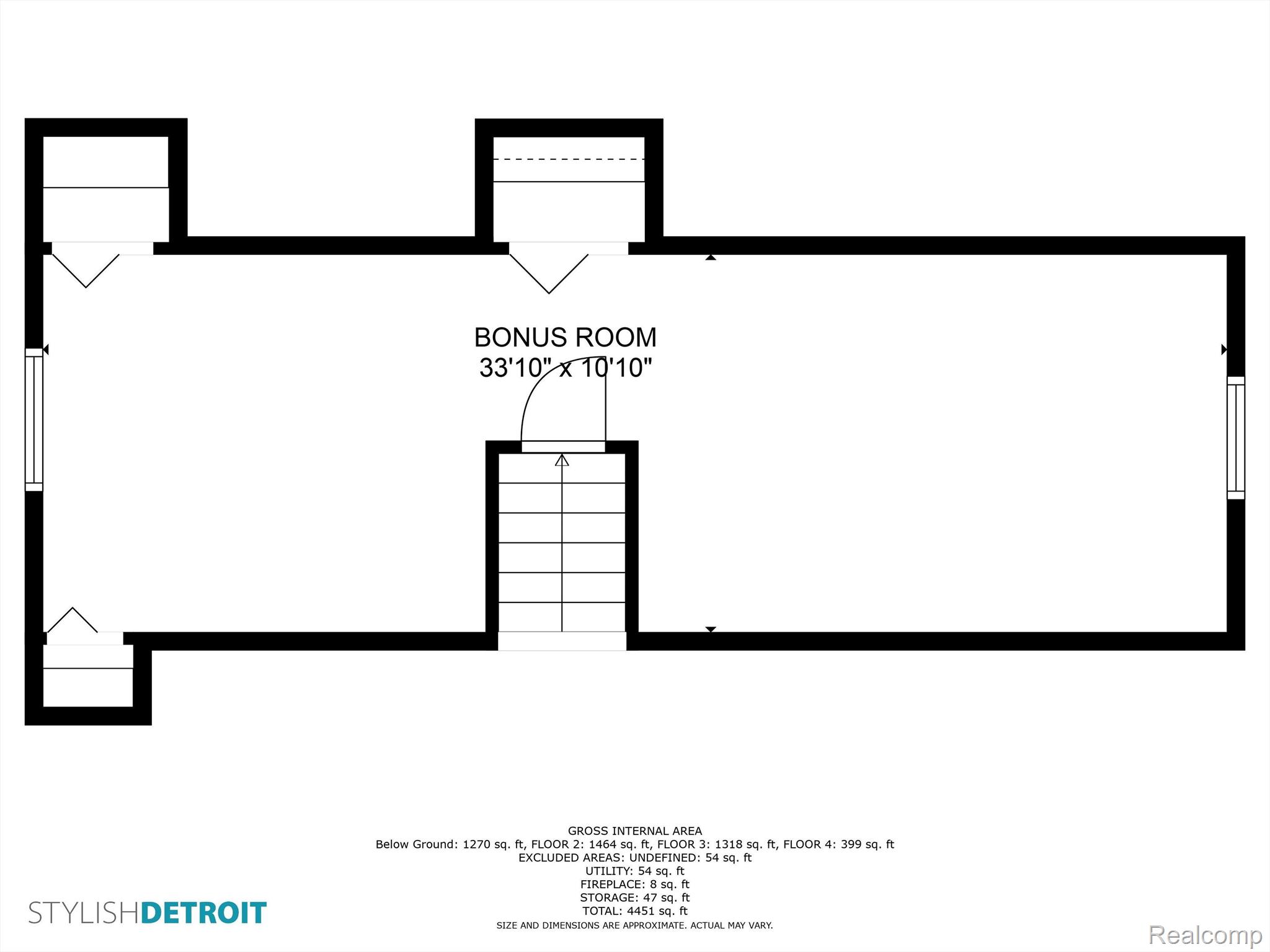 236 Woodside Road Royal Oak, MI 48073 - Photo 43 of 44 3rd Floor