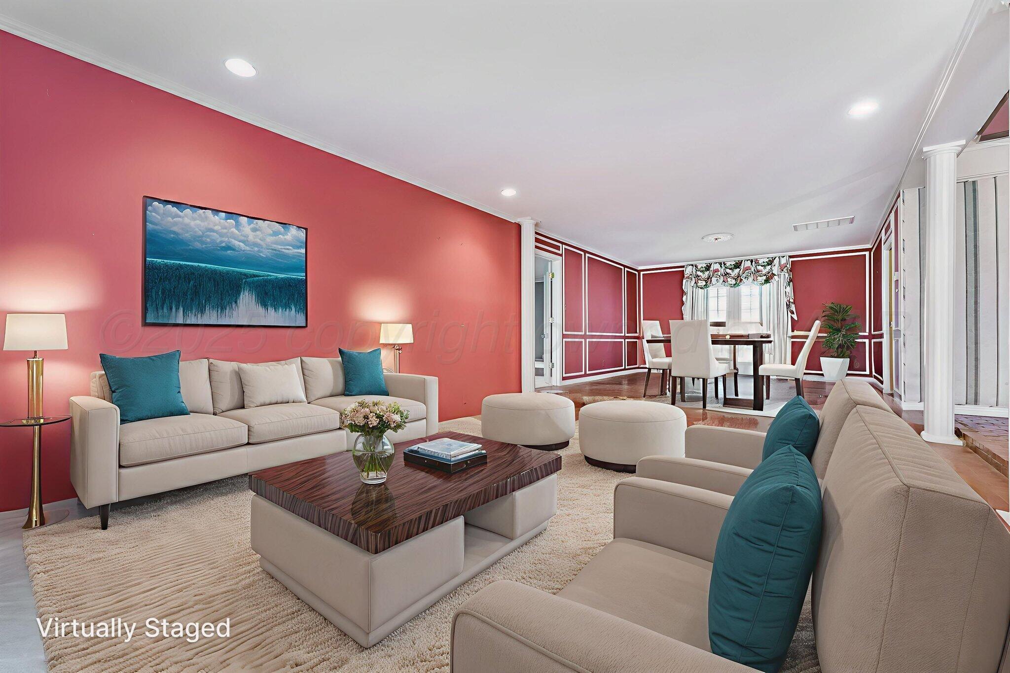 112 Western Street Claude, TX 79019 - Photo 12 of 41 a living room with furniture and a large window