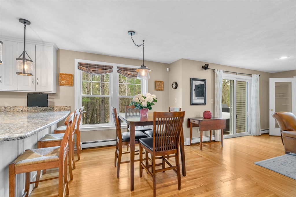 14 Hunters Road Boxford, MA 01921 - Photo 16 of 42 a view of a dining room with furniture window and wooden floor