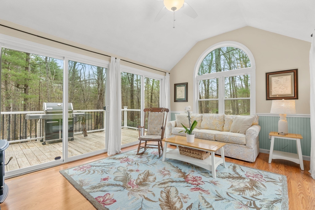 14 Hunters Road Boxford, MA 01921 - Photo 22 of 42 a living room with furniture and a large window