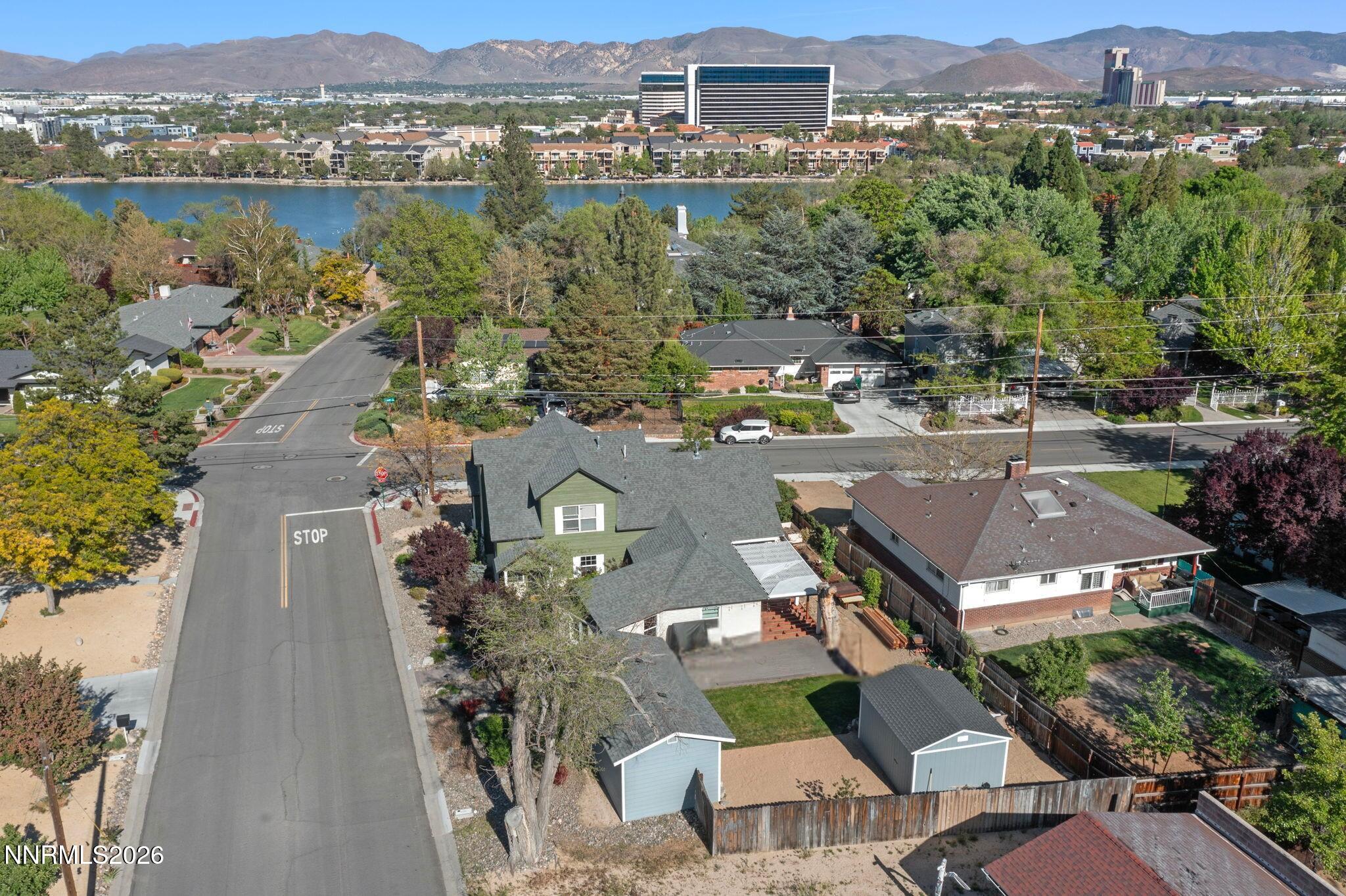 300 Country Club Drive Reno, NV 89509 - Photo 45 of 48 an aerial view of a city with lake view