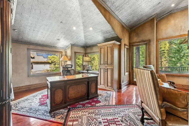 a outdoor space with furniture