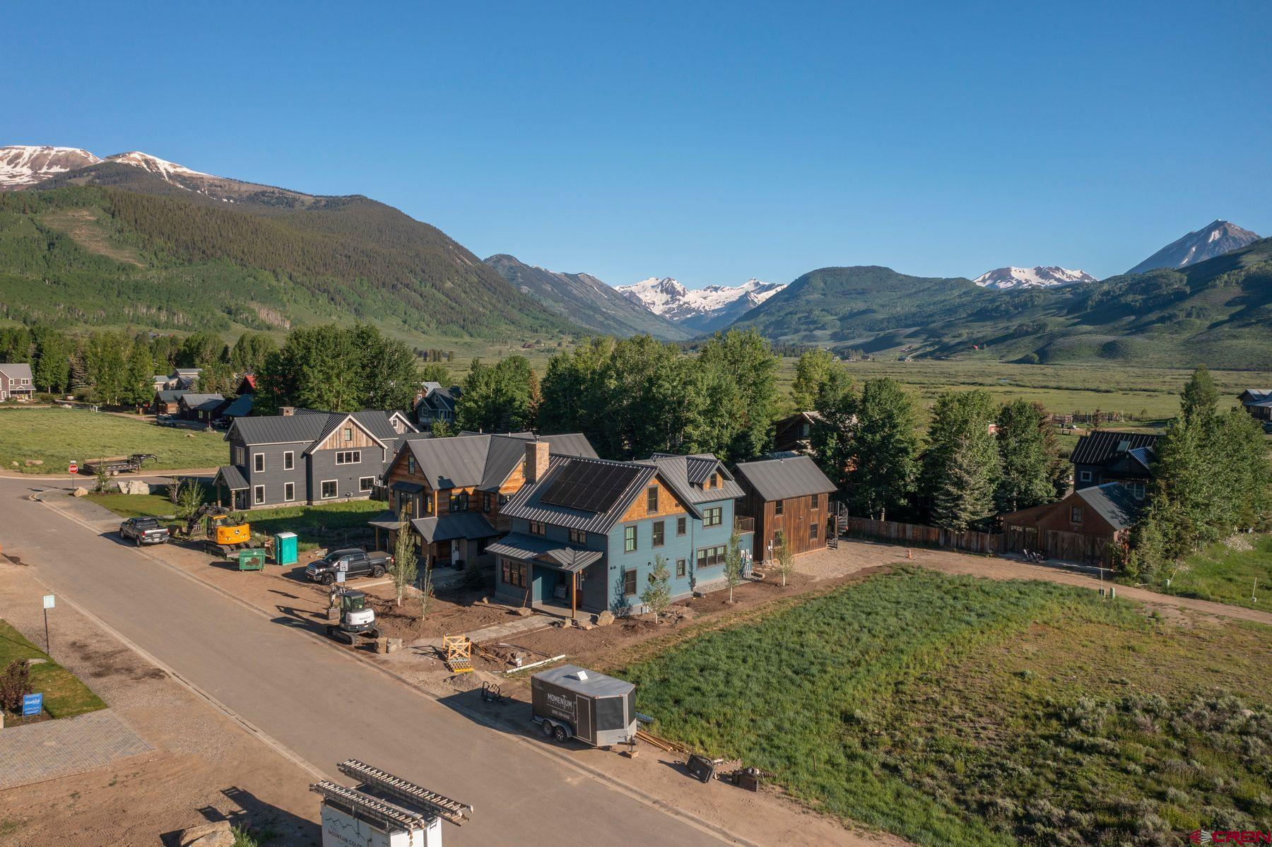 520 Teocalli Avenue Crested Butte, CO 81224 - Photo 7 of 11 an aerial view of a house with mountain view