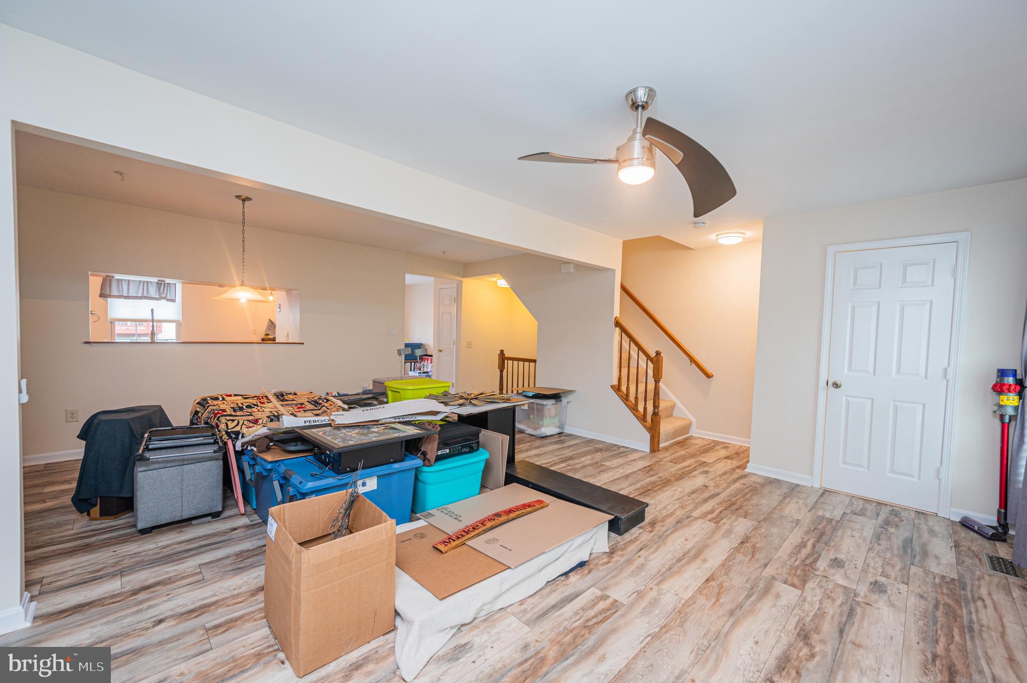 8617 Otter Creek Road Laurel, MD 20724 - Photo 18 of 34 Living Room with lighted ceiling fan