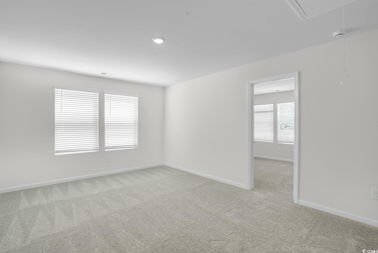 1113 Hainer Place Drive Conway, SC 29526 - Photo 17 of 28 Empty room featuring attic access and light carpet