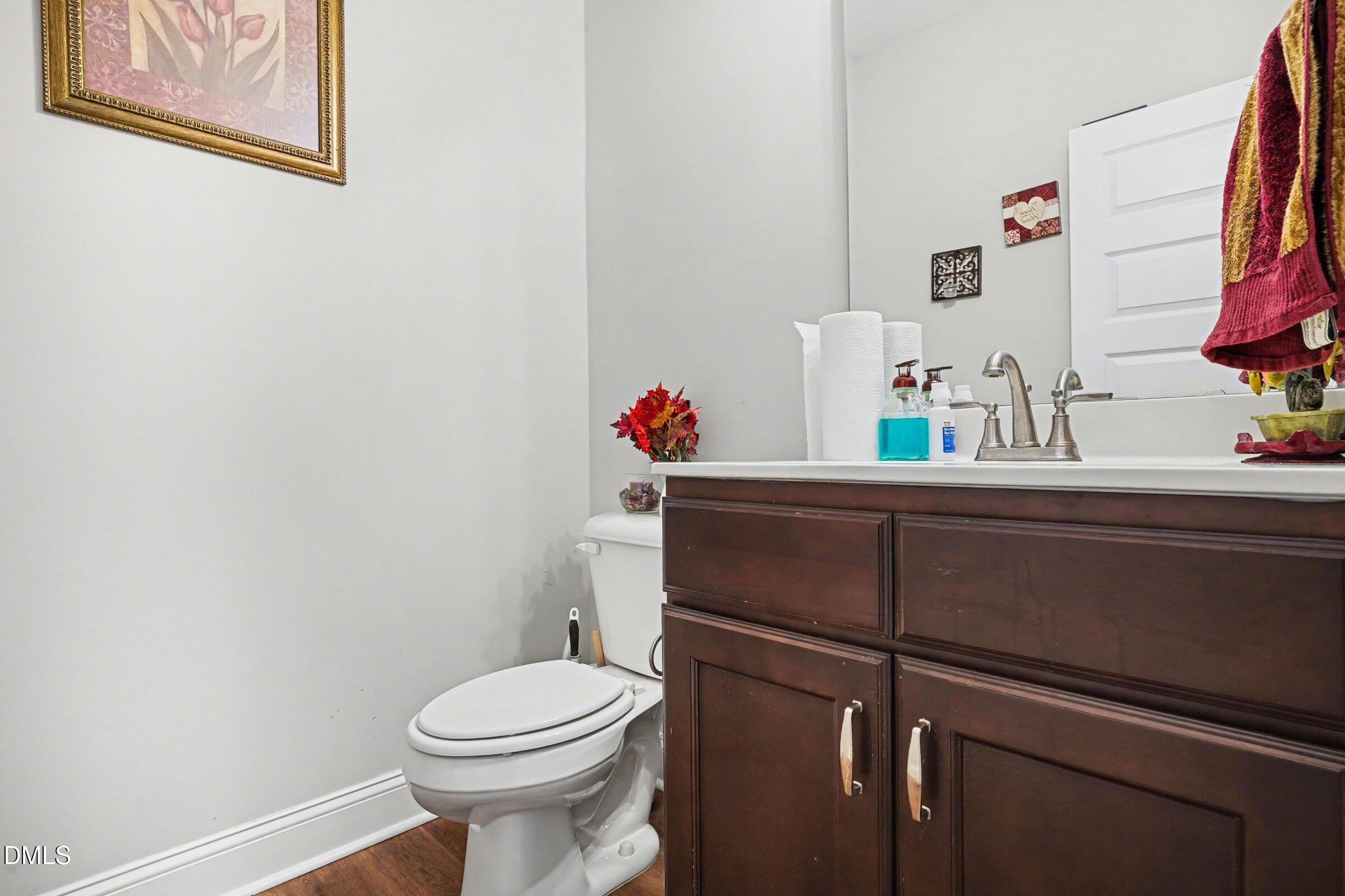 10 Mitchell Rdg Drive Youngsville, NC 27596 - Photo 16 of 38 a bathroom with a toilet and a sink