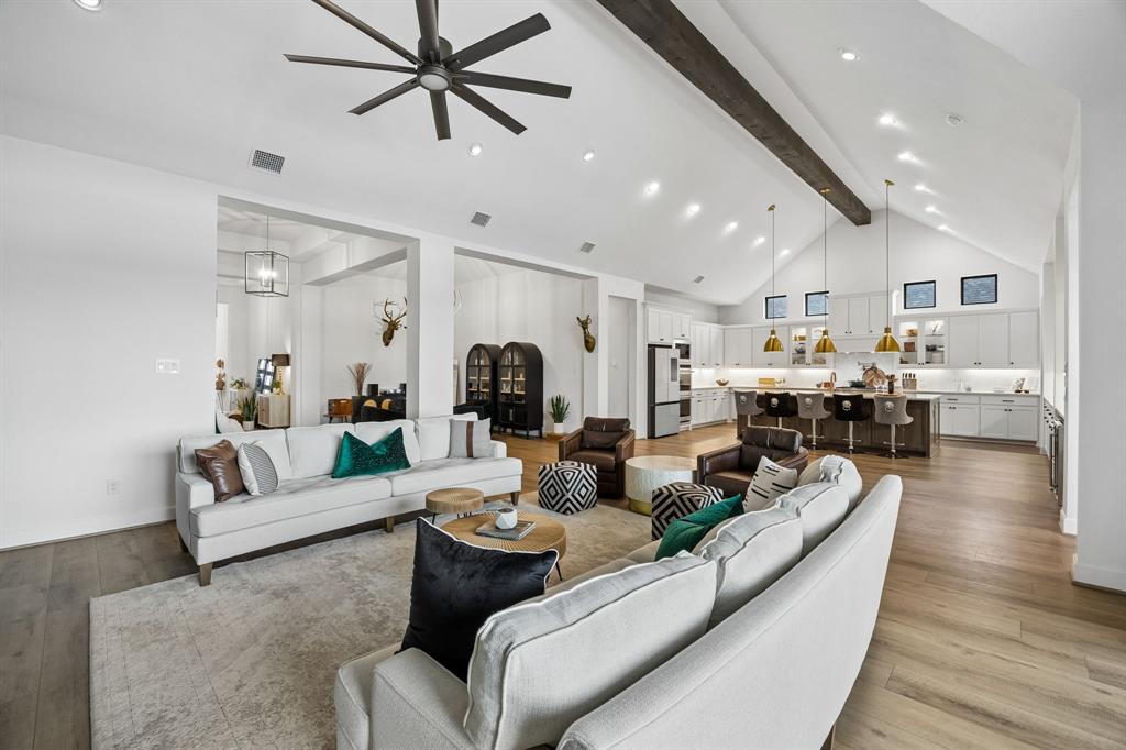 1908 Lotus Court Haslet, TX 76052 - Photo 13 of 40 Expansive Living Area With Flexible Dining Or Lounge Space