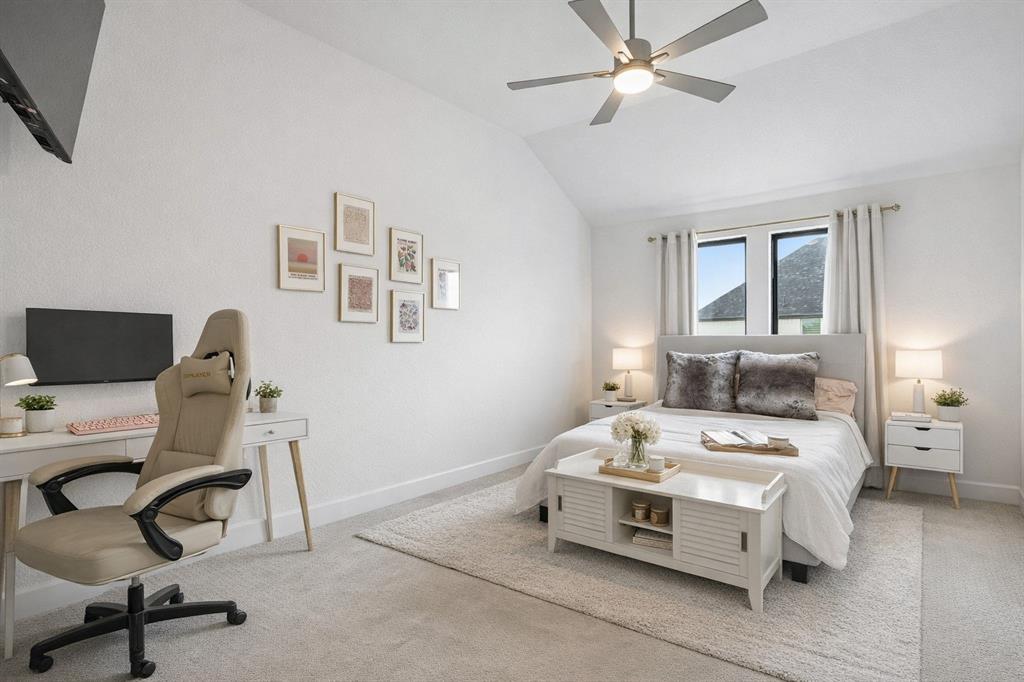 1908 Lotus Court Haslet, TX 76052 - Photo 32 of 40 Large Bedrooms With Soaring Ceilings Offer Private Retreats