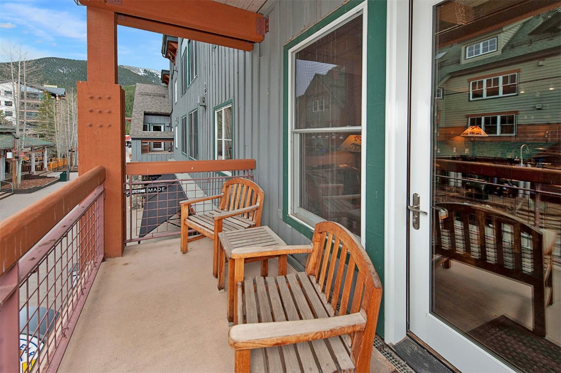 129 River Run Road, Unit 8040 Keystone, CO 80435 - Photo 3 of 50 View of balcony