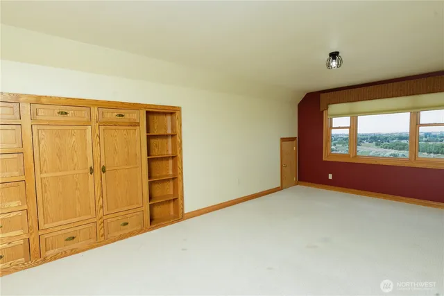 a view of stairs with wooden floor