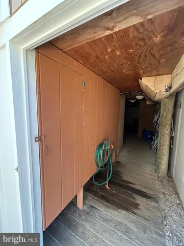 a view of storage and utility room