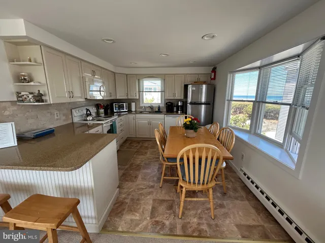 a view of a glass door with a window