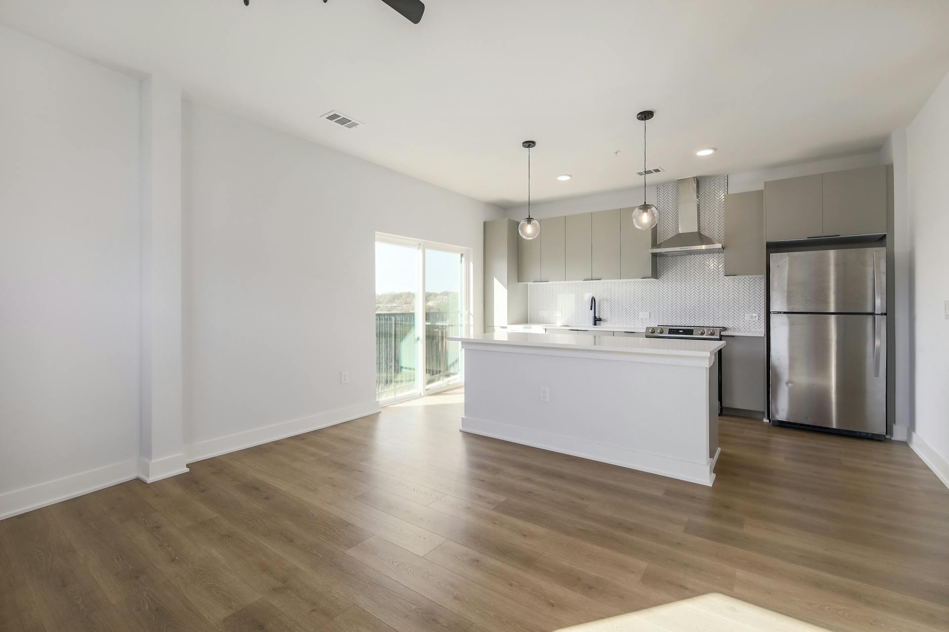 2500 Longview Street, Unit 501 Austin, TX 78705 - Photo 5 of 21 a view of kitchen with wooden floor