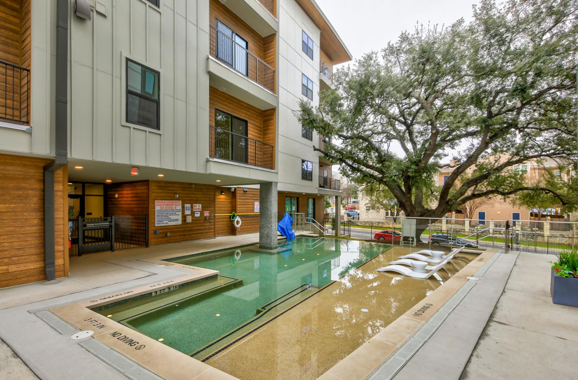 2500 Longview Street, Unit 501 Austin, TX 78705 - Photo 7 of 21 a view of a street with buildings