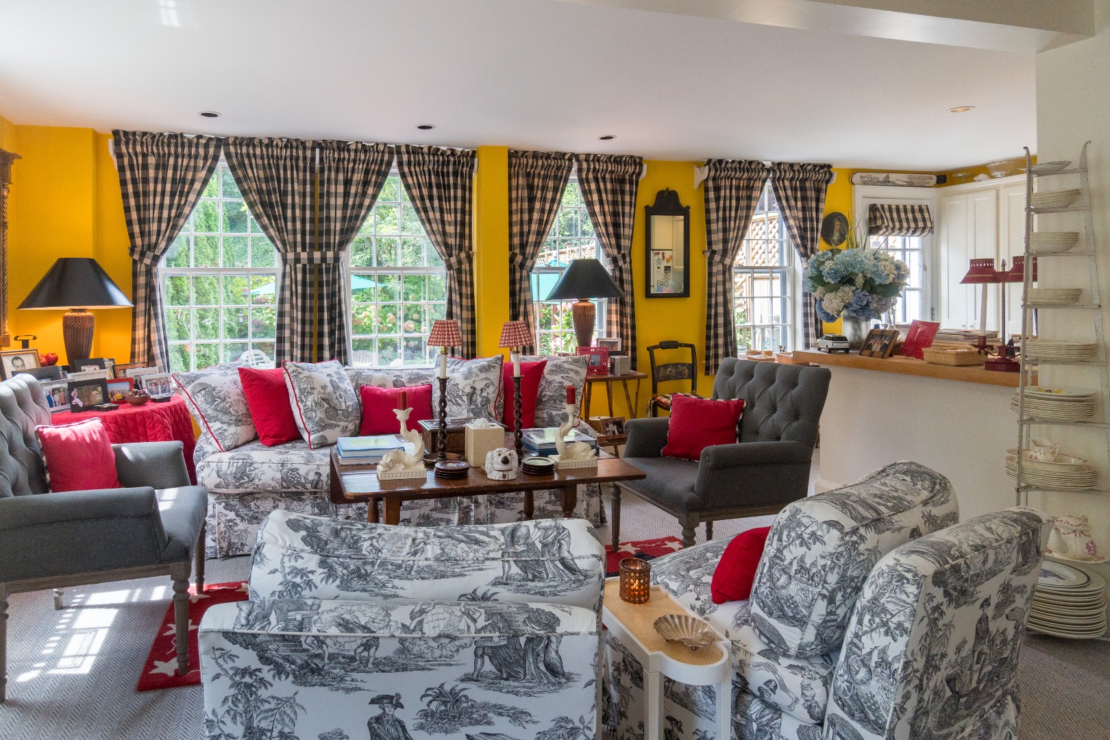 37 Union Street Nantucket, MA 02554 - Photo 12 of 25 a living room with furniture and a large window