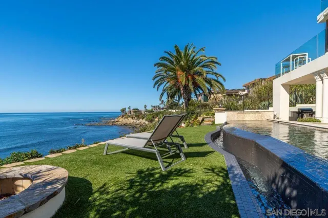 a balcony with view of the house