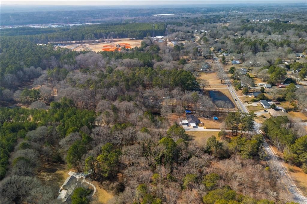 3311 Clay Road Southwest Austell, GA 30106 - Photo 14 of 16 an aerial view of residential houses with outdoor space and trees