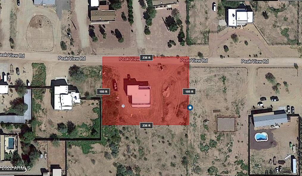 22407 Peak View Road Wittmann, AZ 85361 - Photo 24 of 25 22407 Aerial