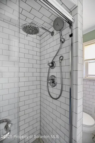 a view of hallway with stairs