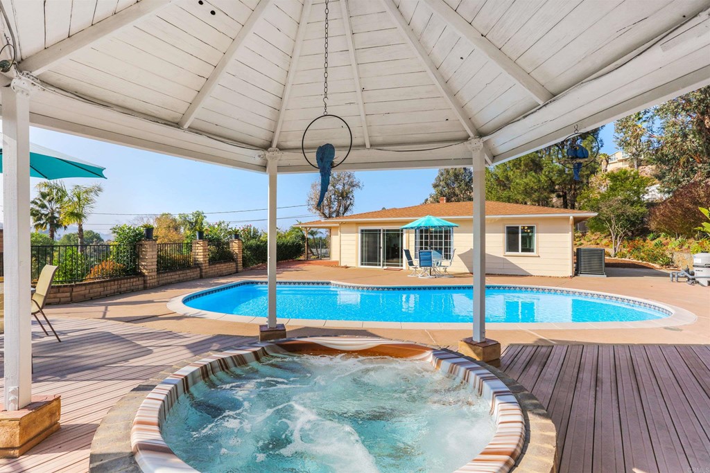 1188 Crystal Lane El Cajon, CA 92020 - Photo 19 of 26 a view of a swimming pool with a patio