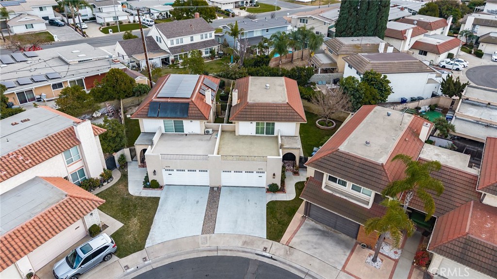 8242 Baldwin Circle Buena Park, CA 90621 - Photo 38 of 44 an aerial view of a house with outdoor space