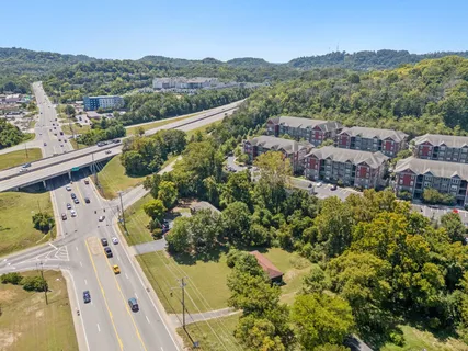a view of a lake with a mountain
