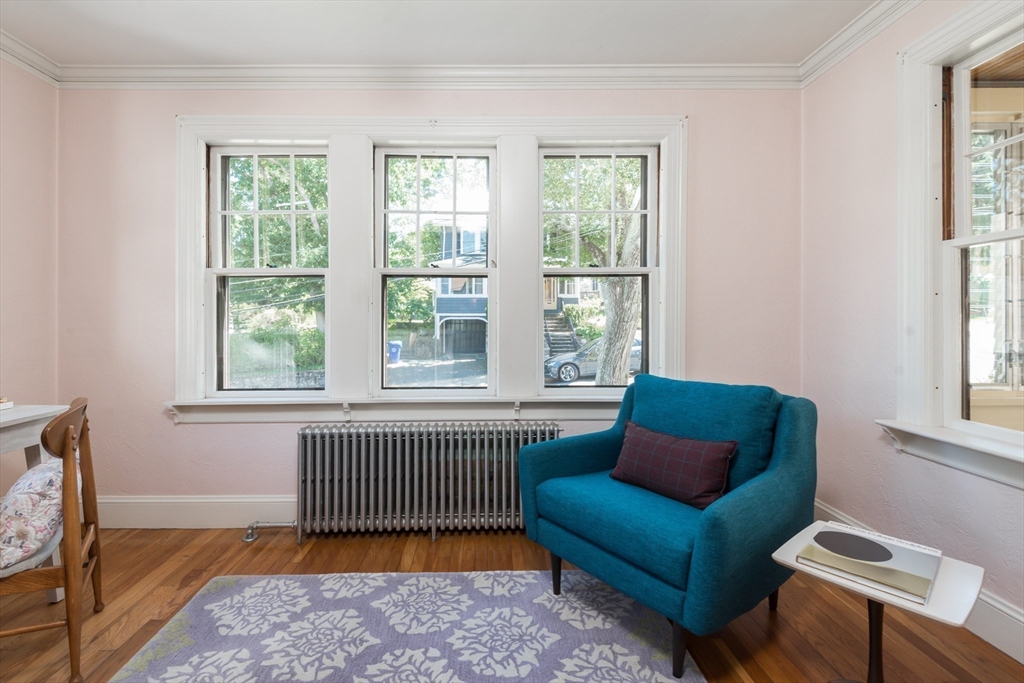 23 Argyle Road Arlington, MA 02476 - Photo 7 of 39 a living room with furniture and a window