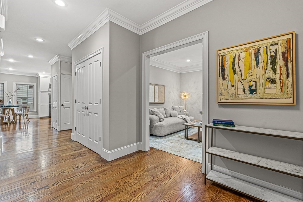 7 Pinevale Avenue Wellesley, MA 02482 - Photo 4 of 34 a view of a livingroom with furniture and hardwood floor