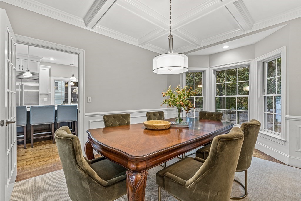 7 Pinevale Avenue Wellesley, MA 02482 - Photo 7 of 34 a view of a dining room with furniture window and outside view
