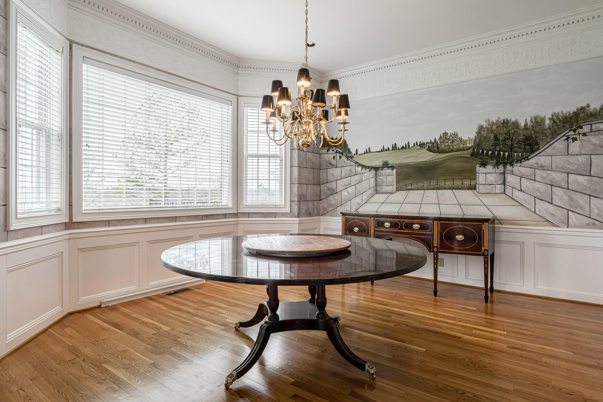 15301 Deer Run Road Louisville, KY 40299 - Photo 60 of 95 Dining room with wainscoting and loads of natural light