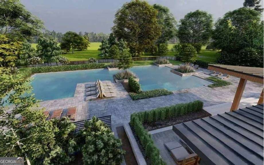 Lot 222 Ridge Drive Morganton, GA 30560 - Photo 7 of 8 a view of a deck with chairs and wooden fence