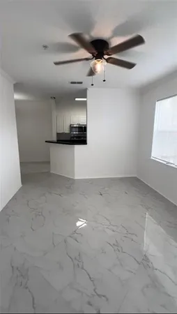 a view of an empty room