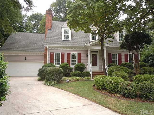 4620 Thendara Way Raleigh, NC 27612 - Photo 1 of 18 IMMACULATE..ONE OWNER! CAPE COD ON A CUL-DE-SAC..FIBER CEMENT SIDING..2 CAR GARAGE IS FINISHED INSIDE. Exterior Front