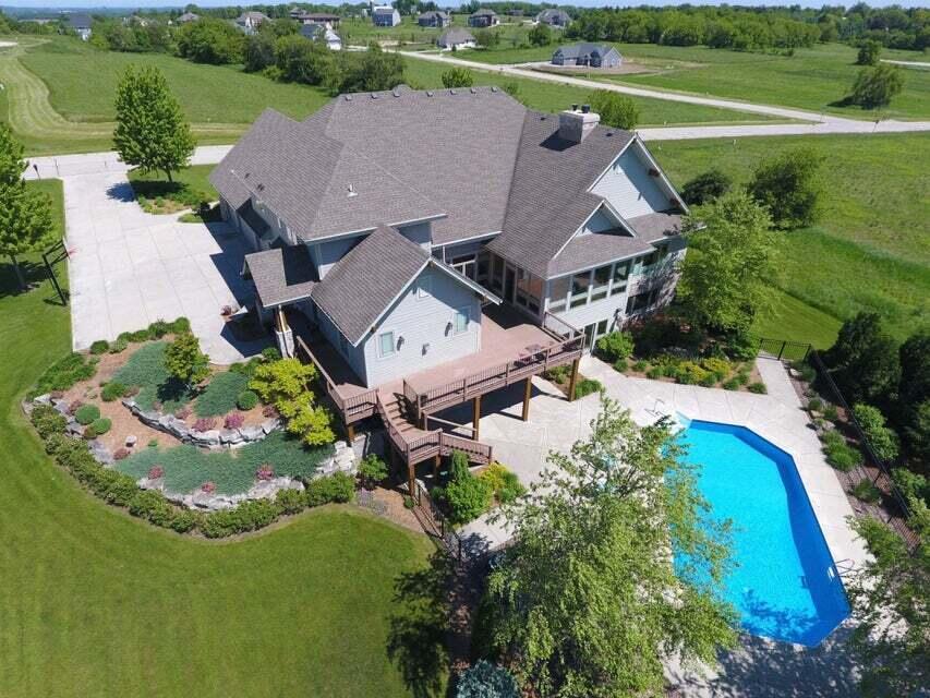 Ariel View of Back of the House