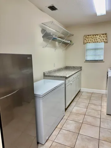 a room with storage and utility