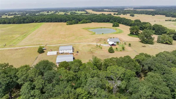 an aerial view of swimming pool